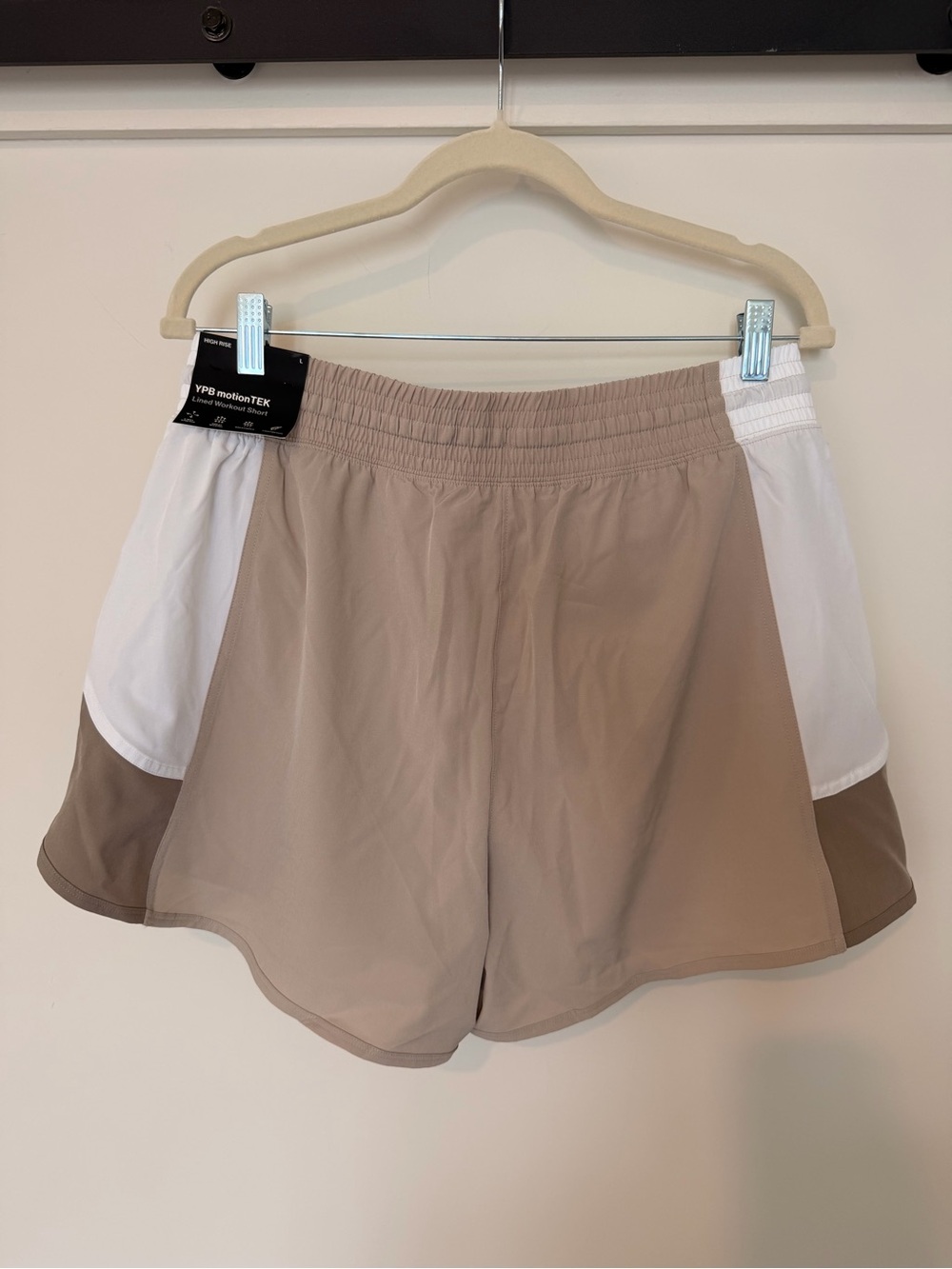 Womens YPB lined high rise workout shorts - Picture 2 of 3
